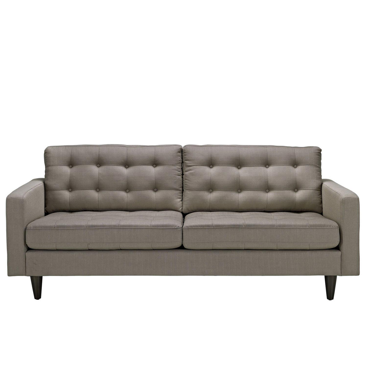 Modway Empress Upholstered Sofa - Granite