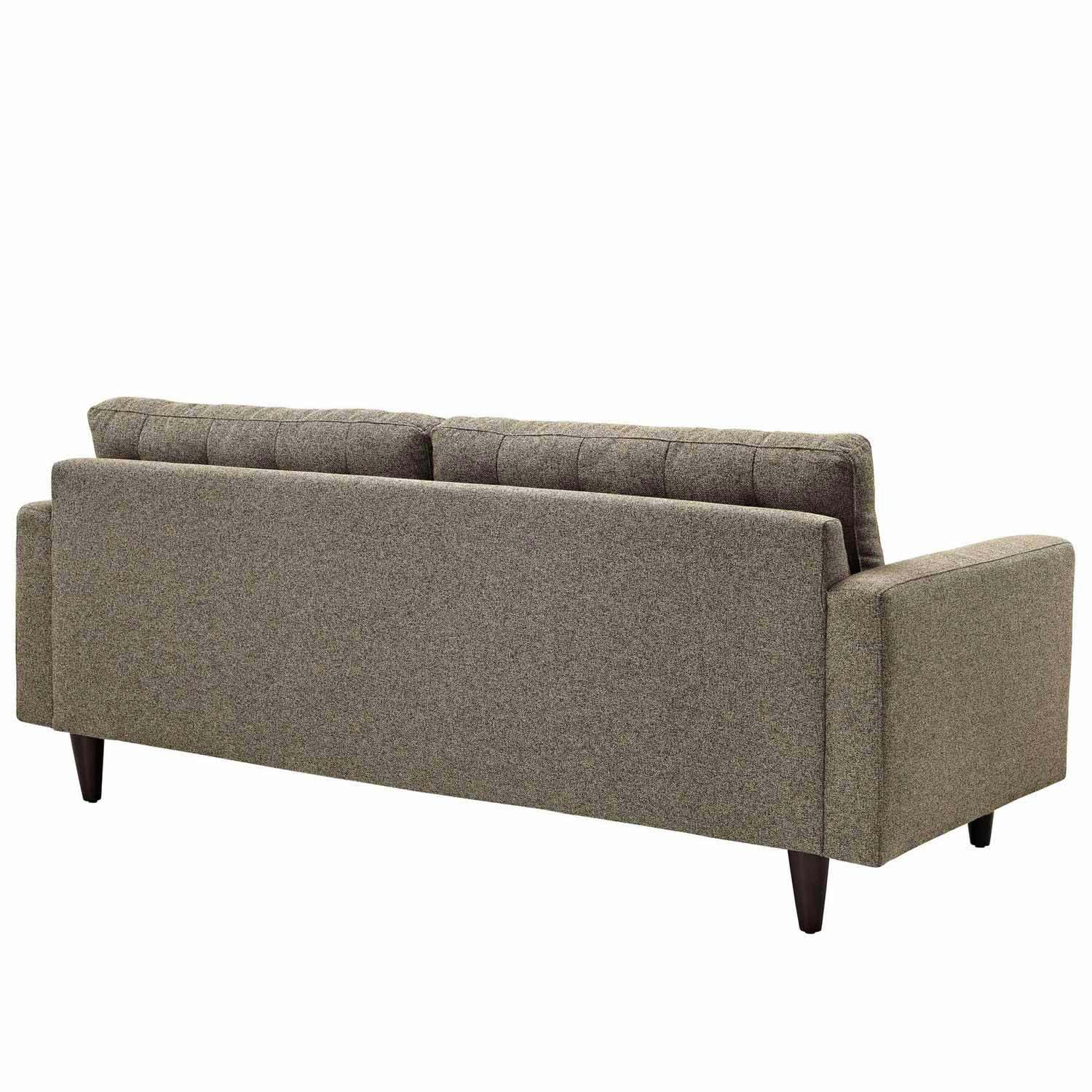 Modway Empress Upholstered Sofa - Oatmeal