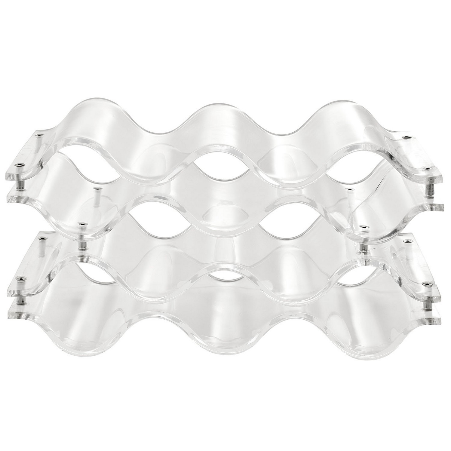 Modway Reserve Wine Rack - Clear