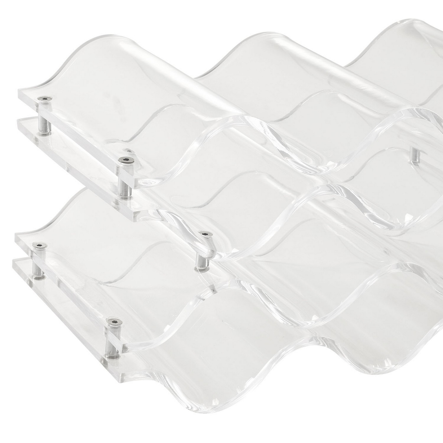 Modway Reserve Wine Rack - Clear