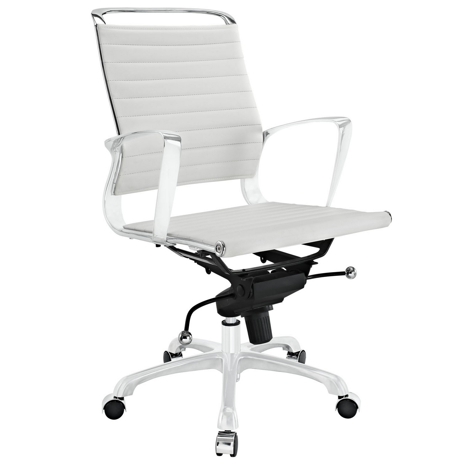 Modway Tempo Mid Back Office Chair - White