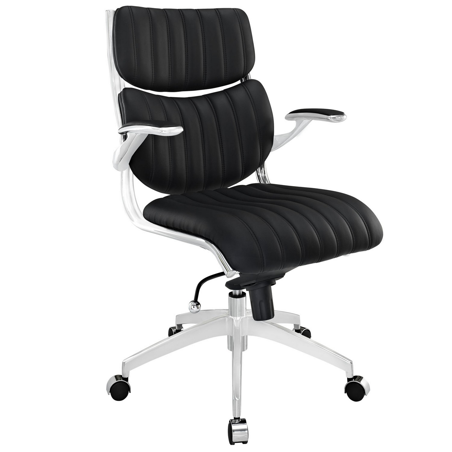 Modway Escape Mid Back Office Chair - Black