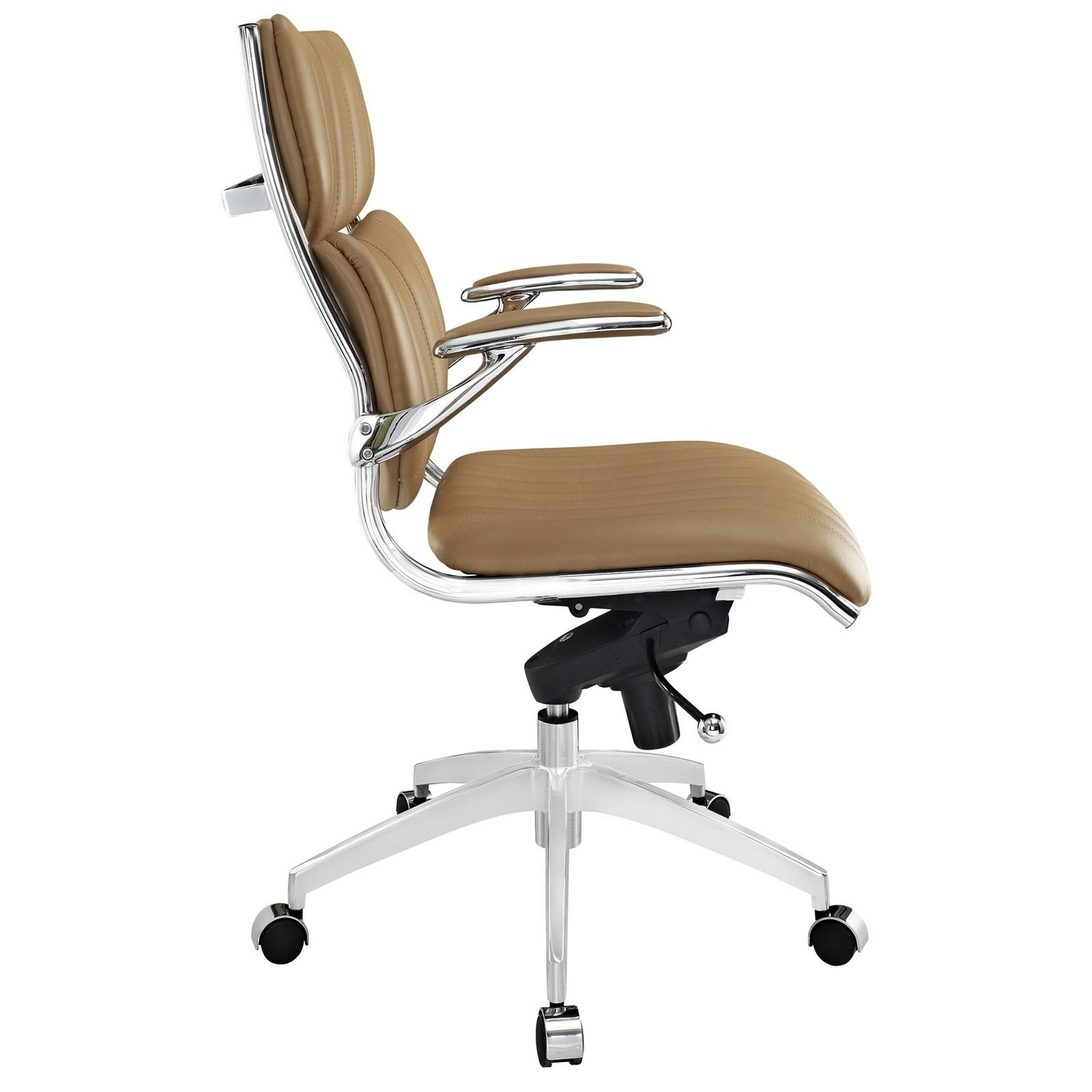 Modway Escape Mid Back Office Chair - Tan