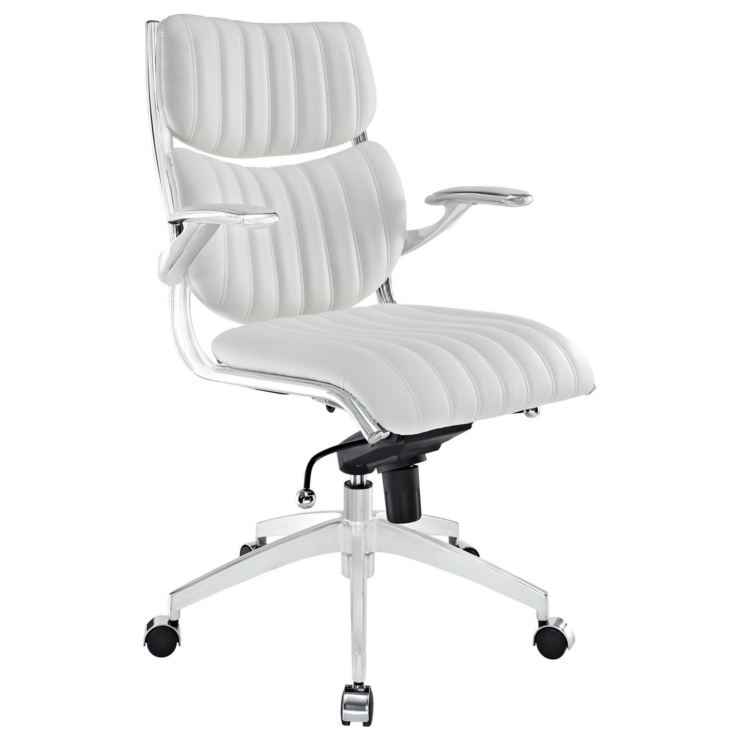 Modway Escape Mid Back Office Chair - White