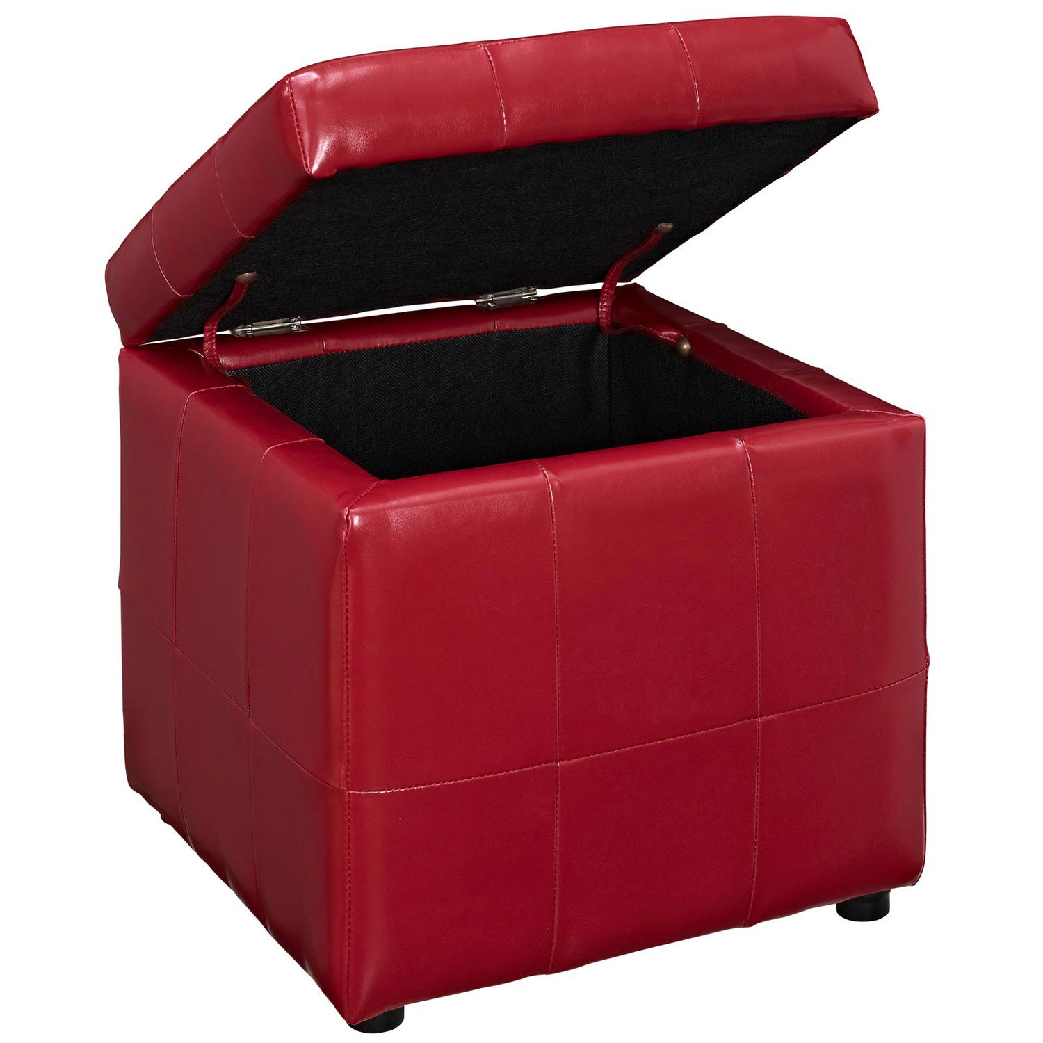 Modway Volt Storage Ottoman - Red