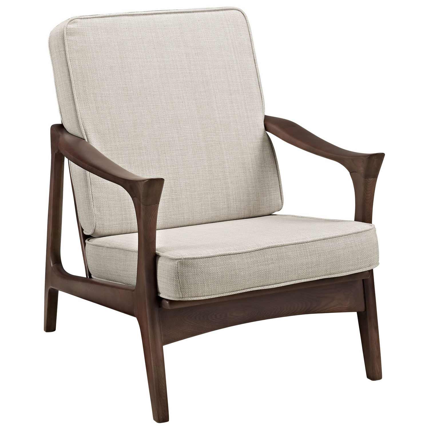 Modway Canoe Lounge Chair - Brown