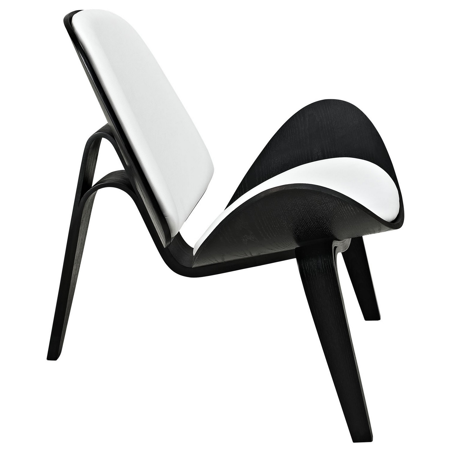 Modway Arch Lounge Chair - Black/White