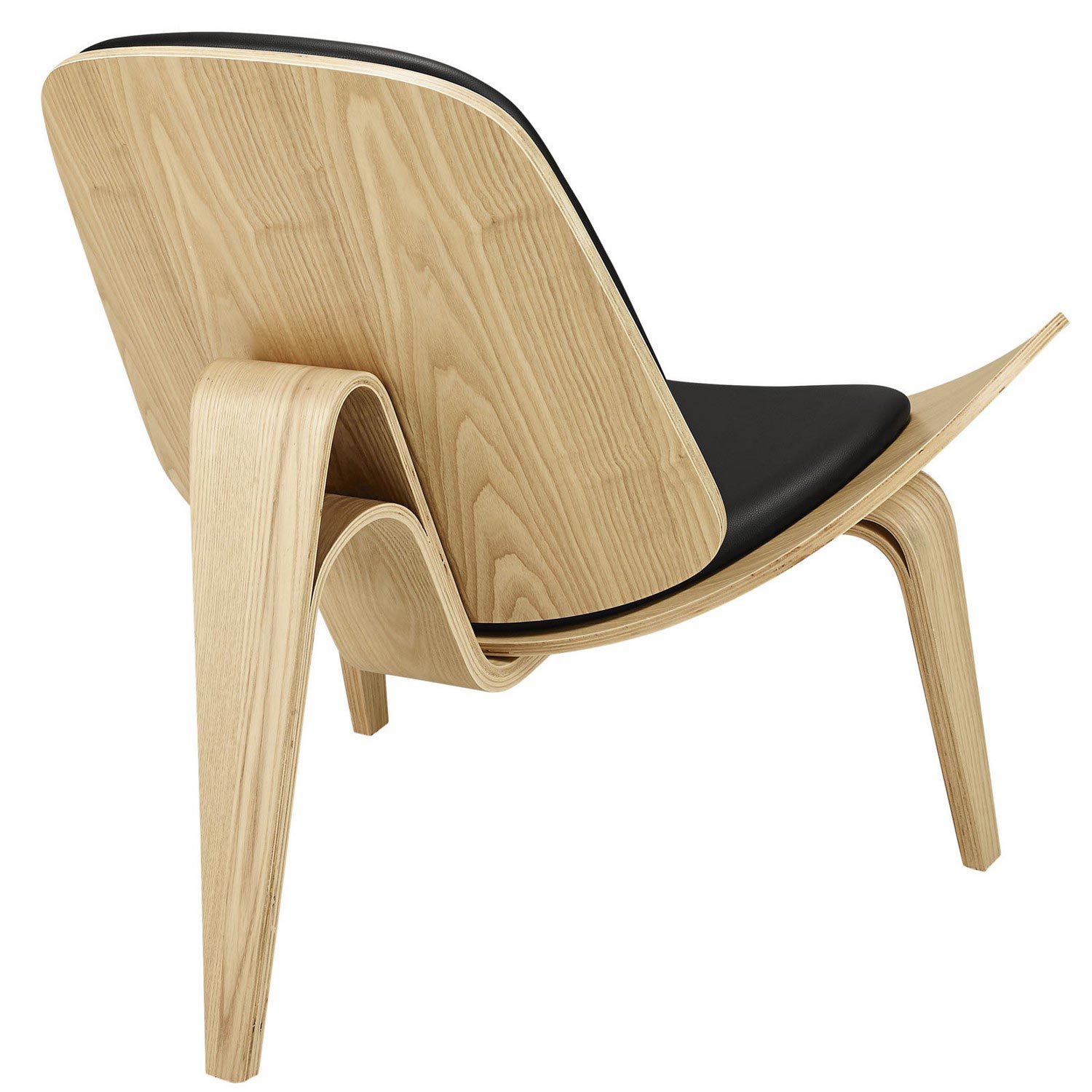 Modway Arch Lounge Chair - Oak Black