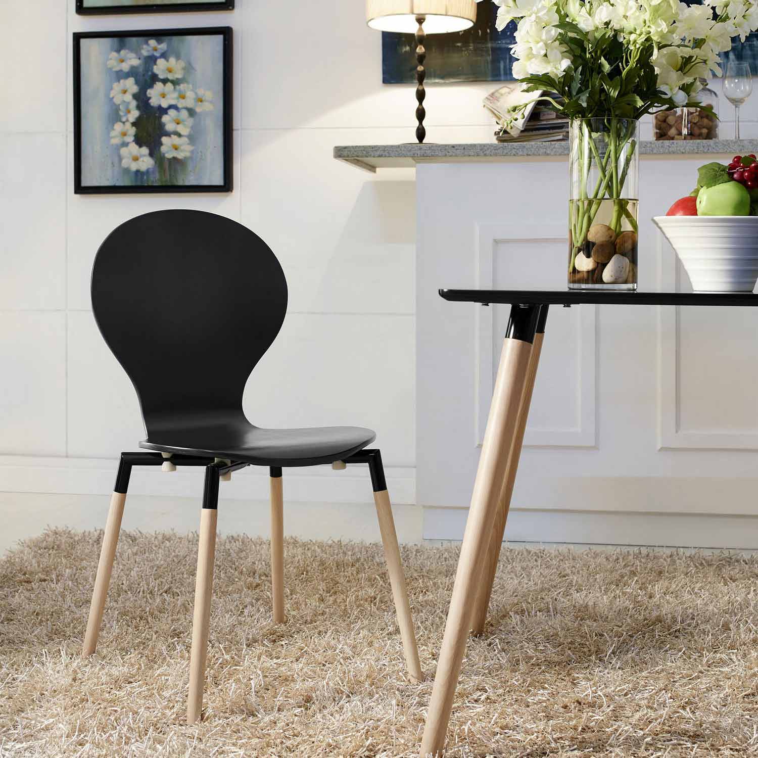 Modway Path Dining Side Chair - Black