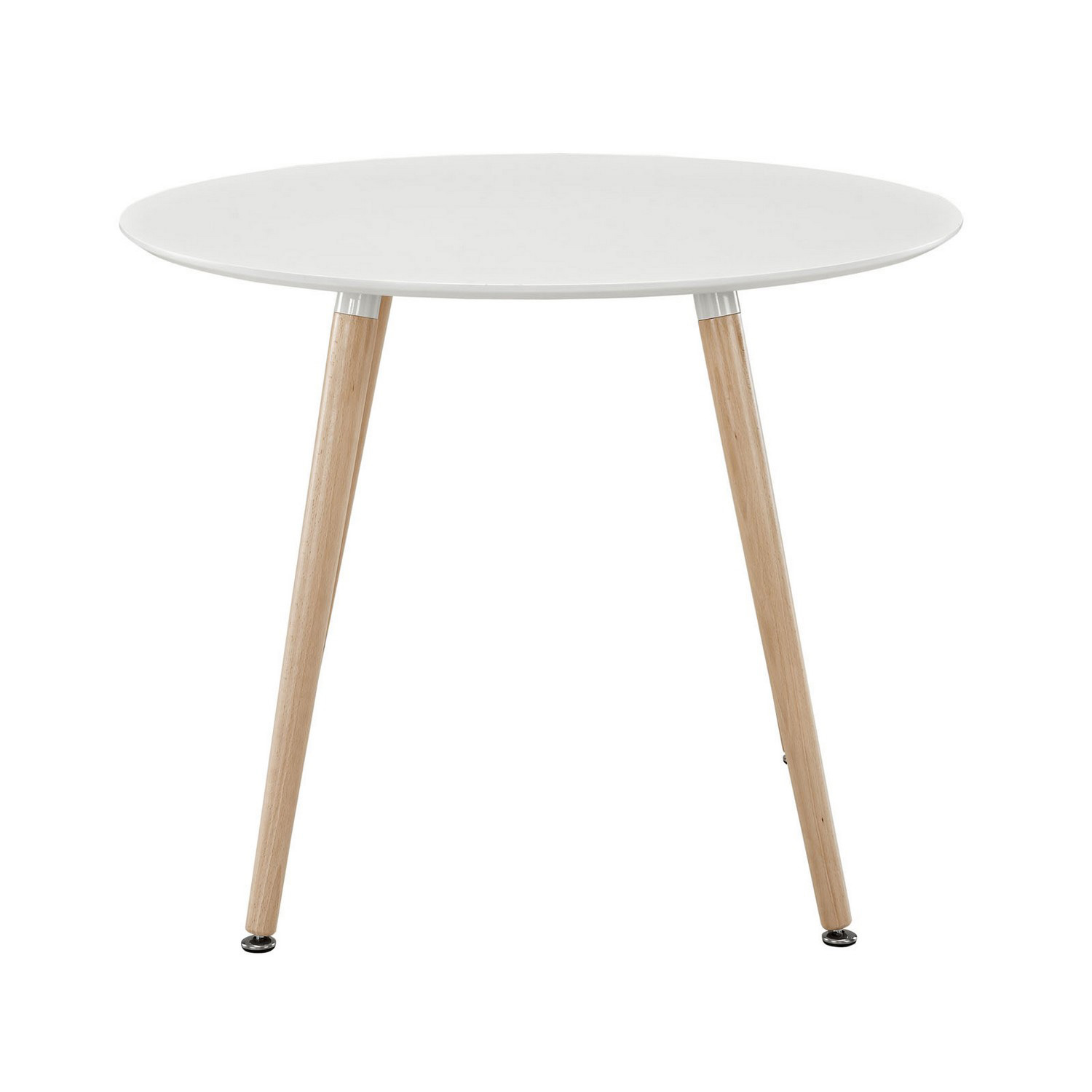 Modway Track Circular Dining Table - White