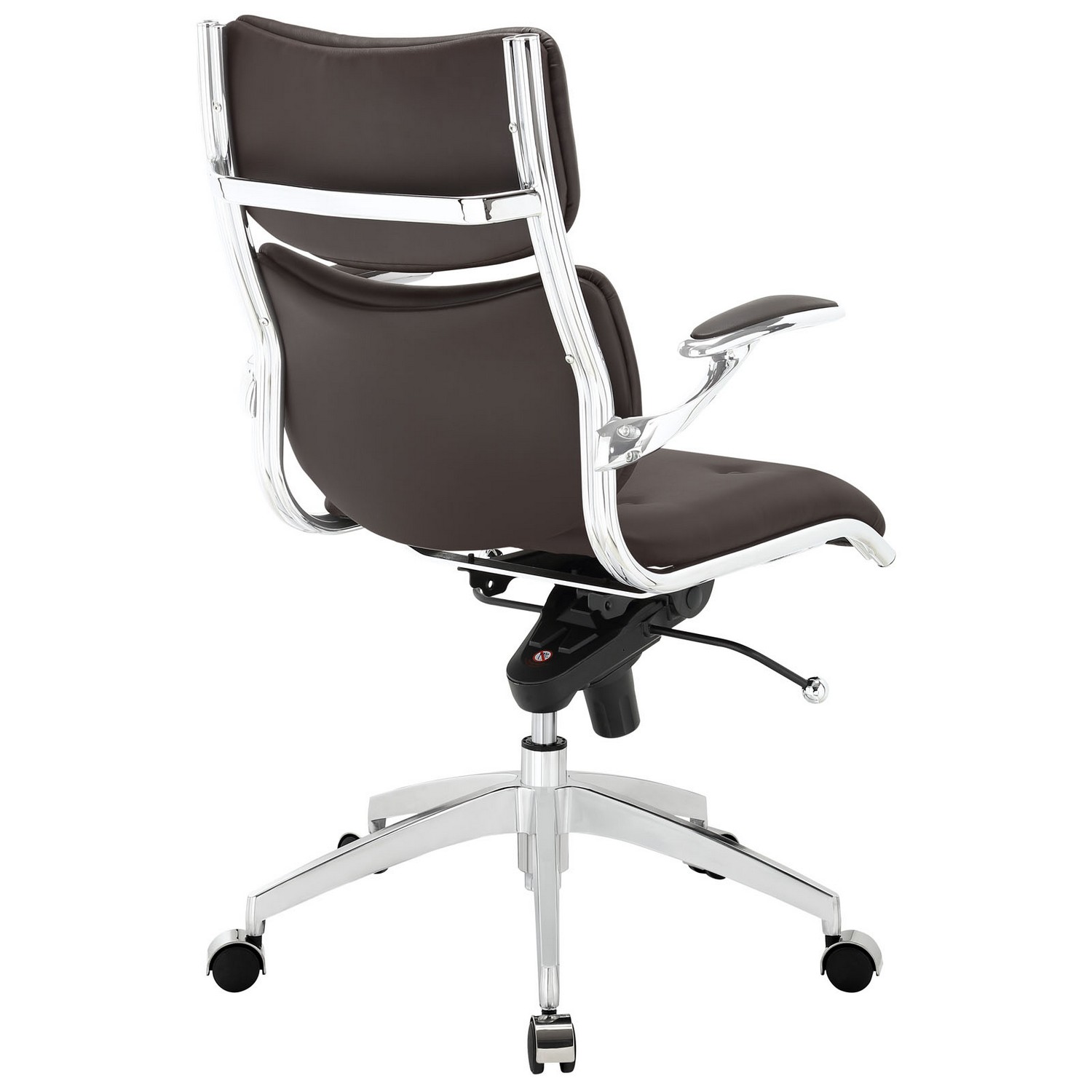 Modway Push Mid Back Office Chair - Brown