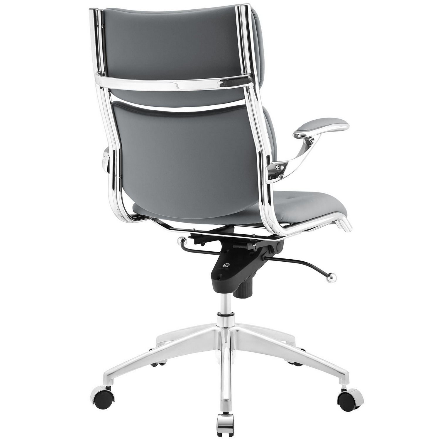Modway Push Mid Back Office Chair - Gray