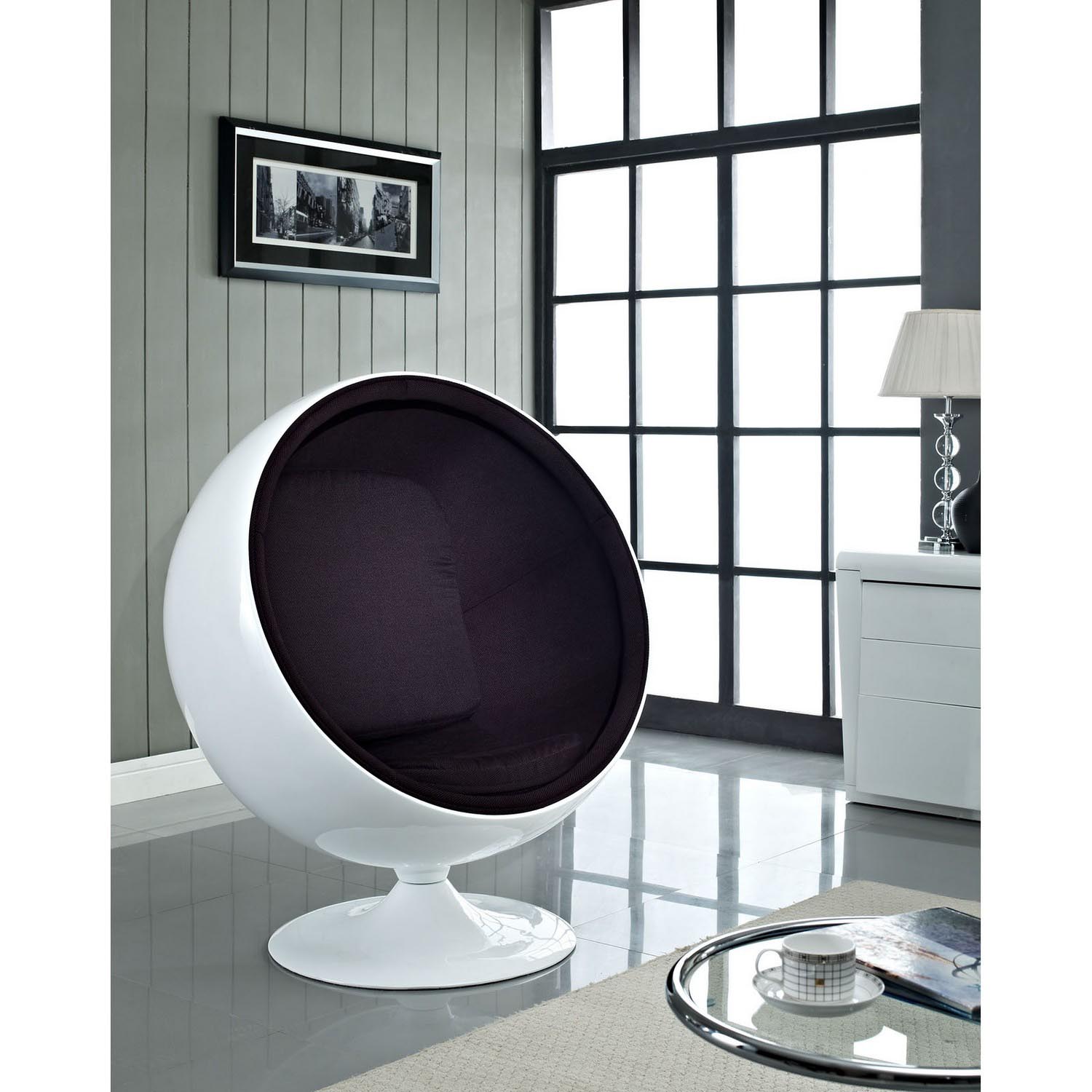 Modway Kaddur Lounge Chair - Black