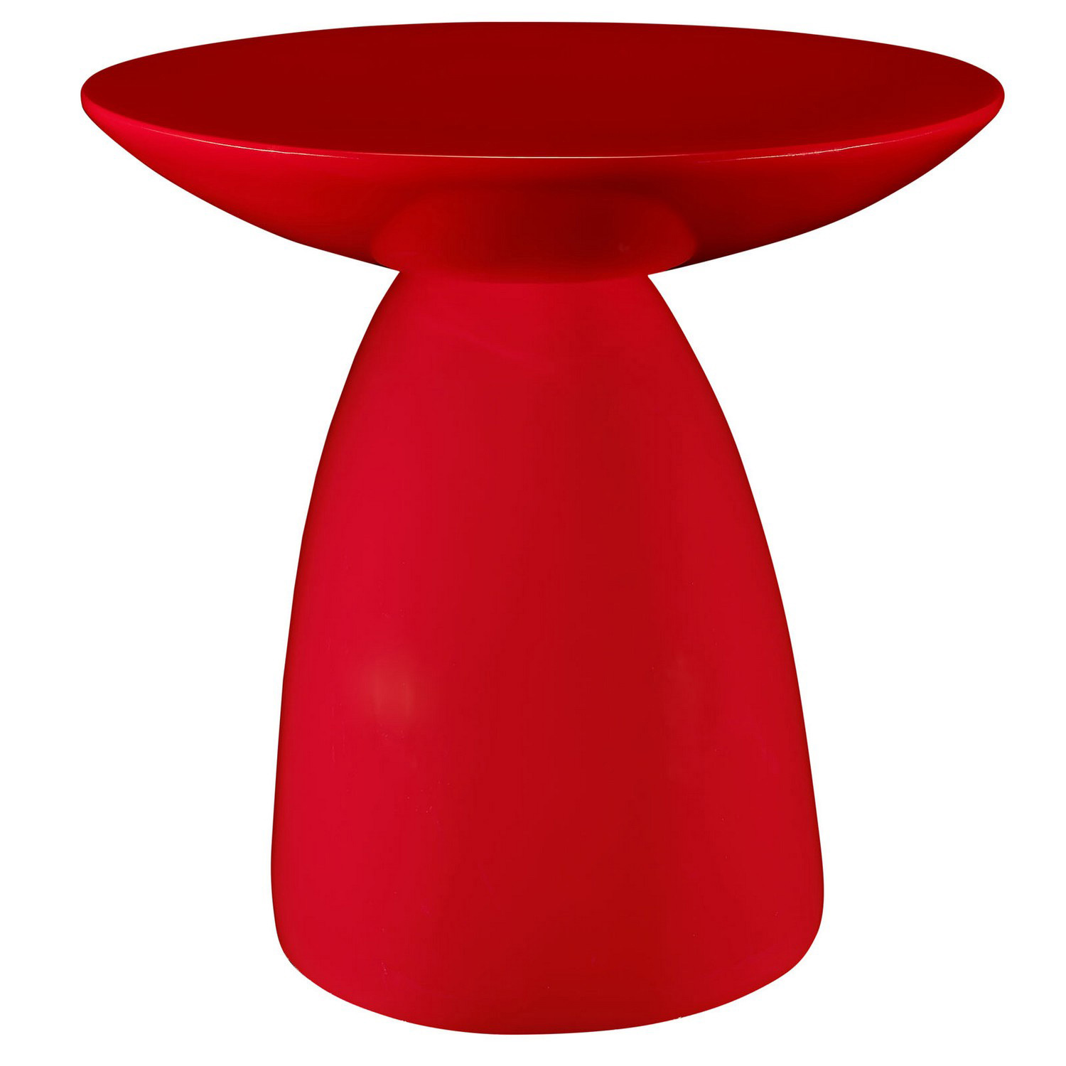 Modway Flow Side Table - Red