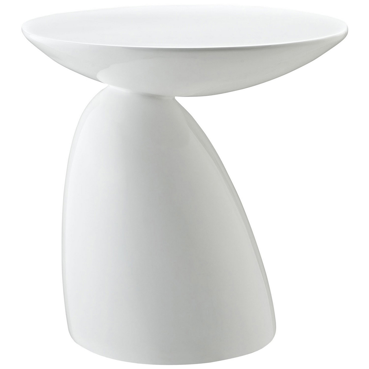 Modway Flow Side Table - White