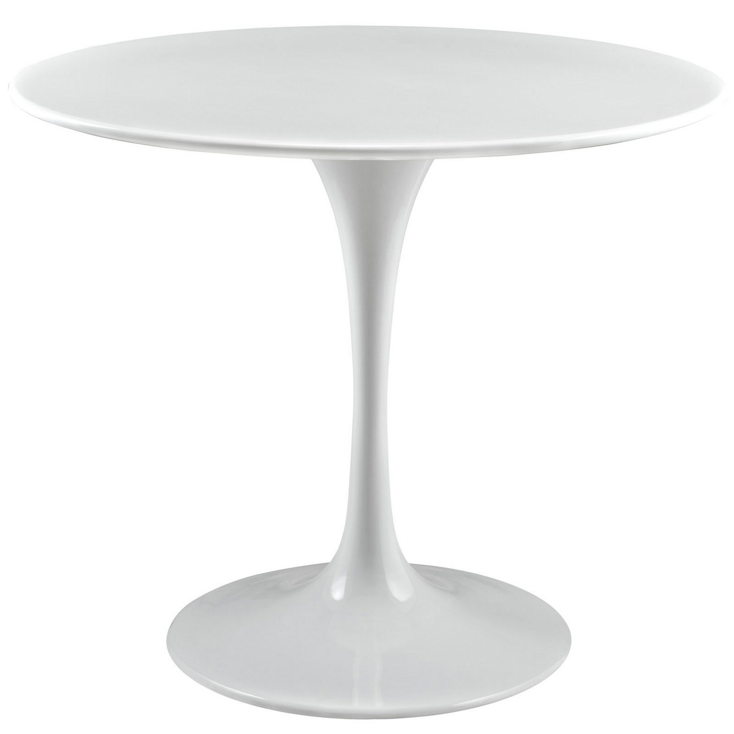 Modway Lippa 36 Wood Top Dining Table - White