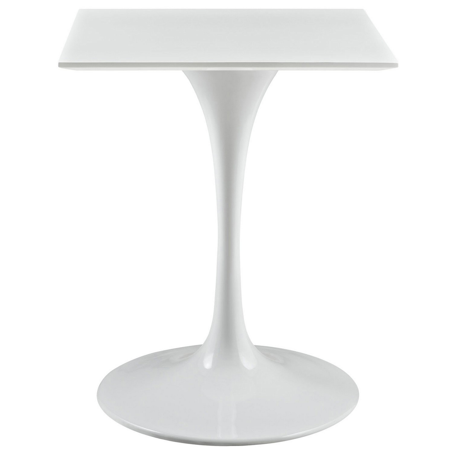 Modway Lippa 24 Wood Top Dining Table - White
