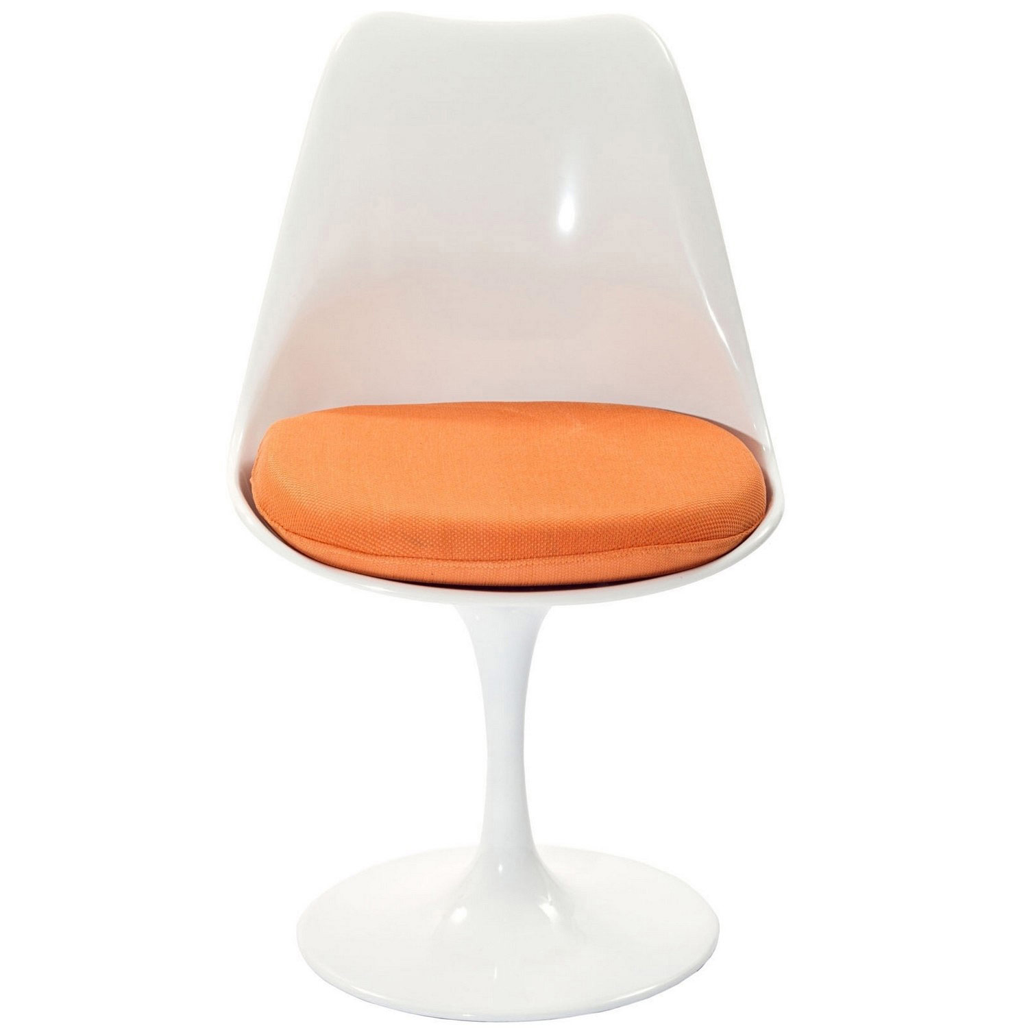 Modway Lippa Dining Fabric Side Chair - Orange