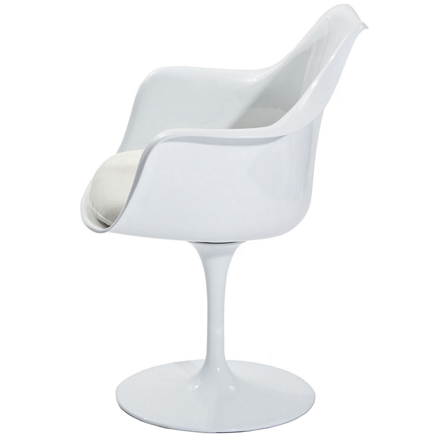 Modway Lippa Dining Fabric Armchair - White