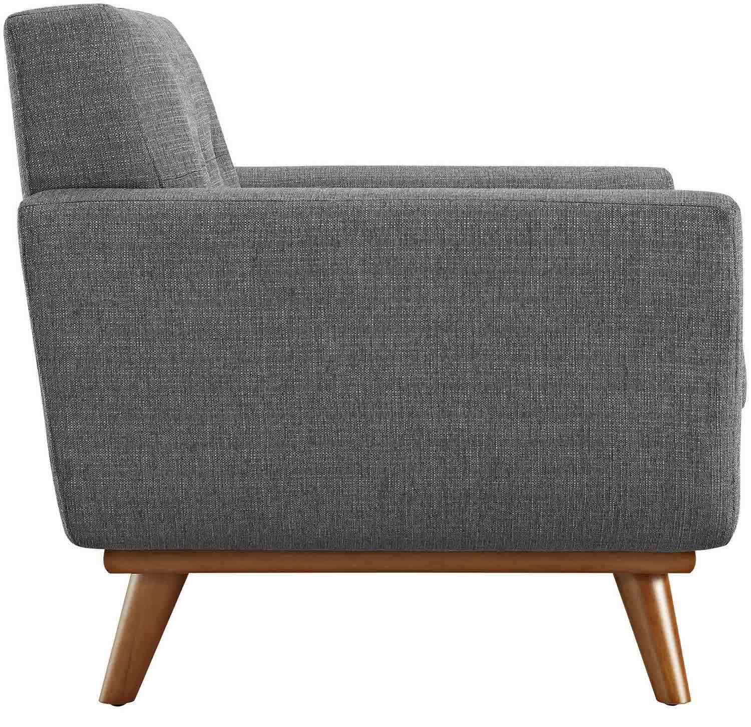 Modway Engage Upholstered Armchair - Gray