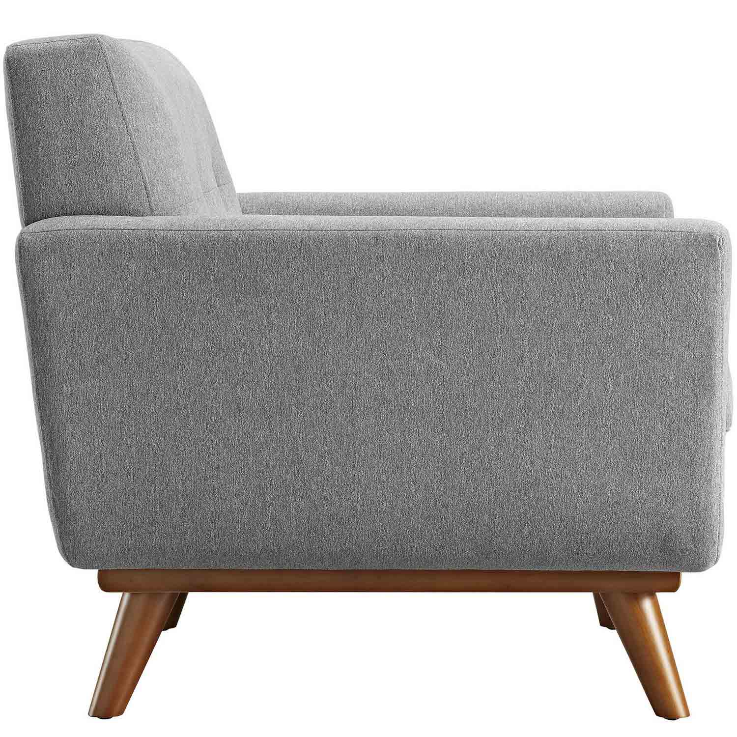 Modway Engage Upholstered Armchair - Expectation Gray