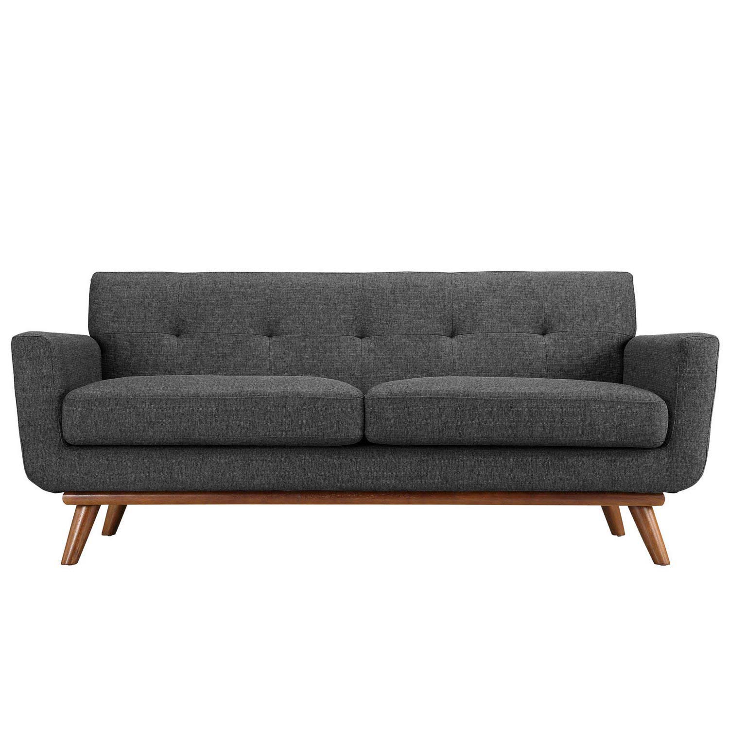 Modway Engage Upholstered Loveseat - Gray