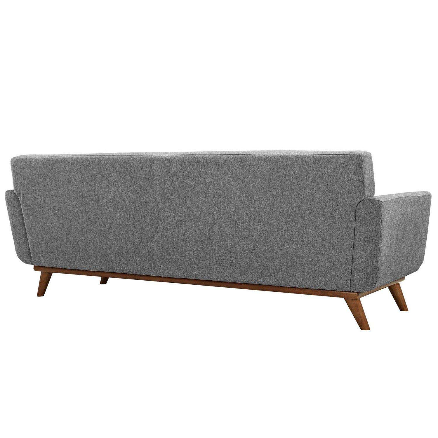 Modway Engage Upholstered Sofa - Expectation Gray