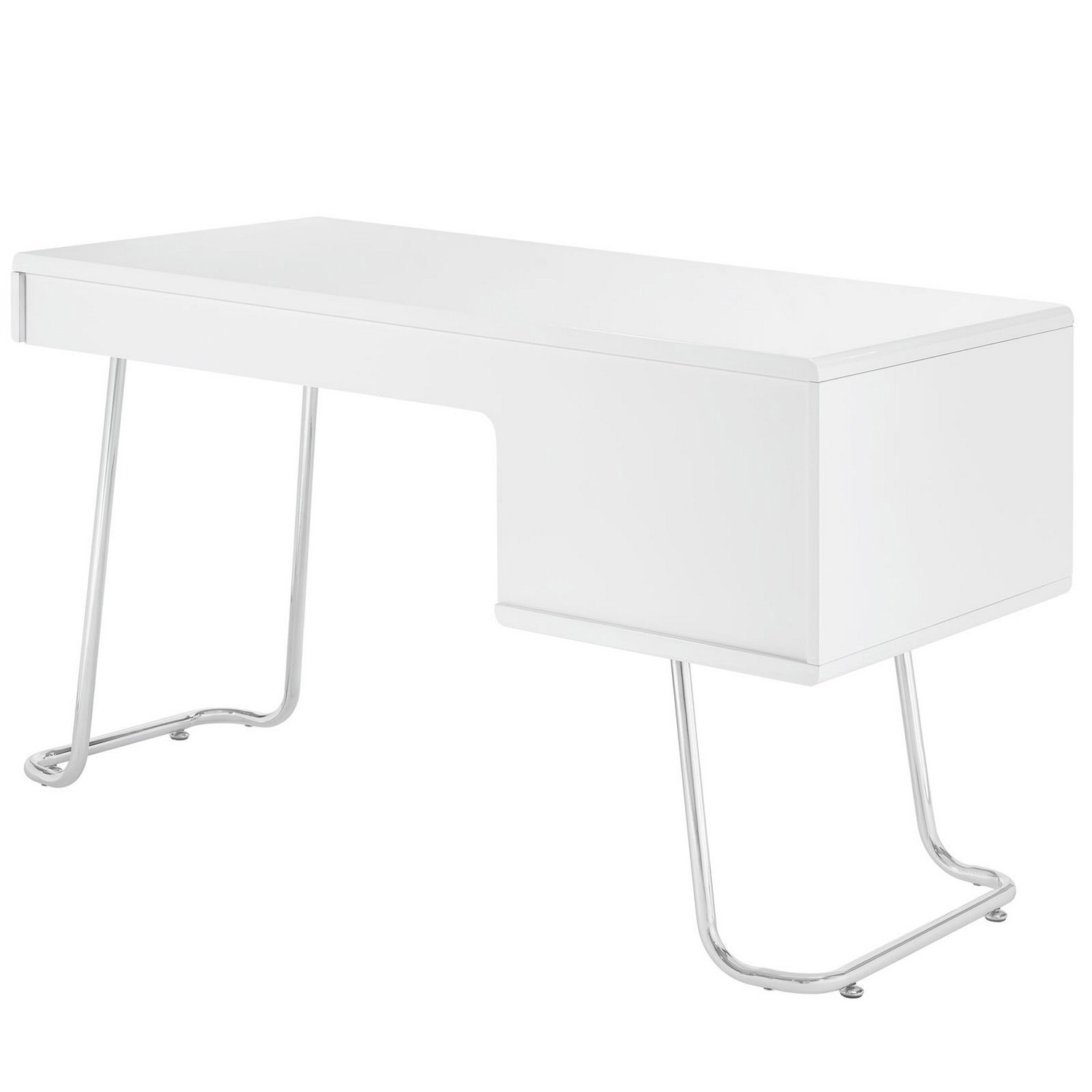 Modway Swing Office Desk - White