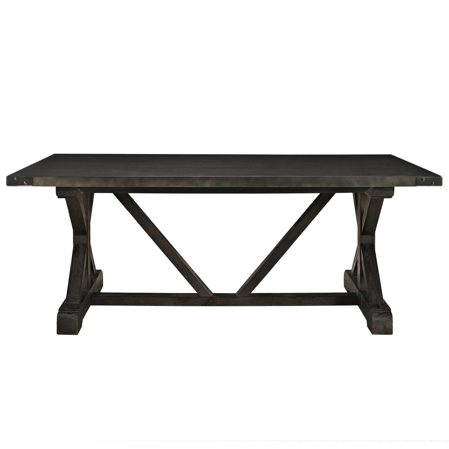 Modway Anvil Wood Dining Table - Black