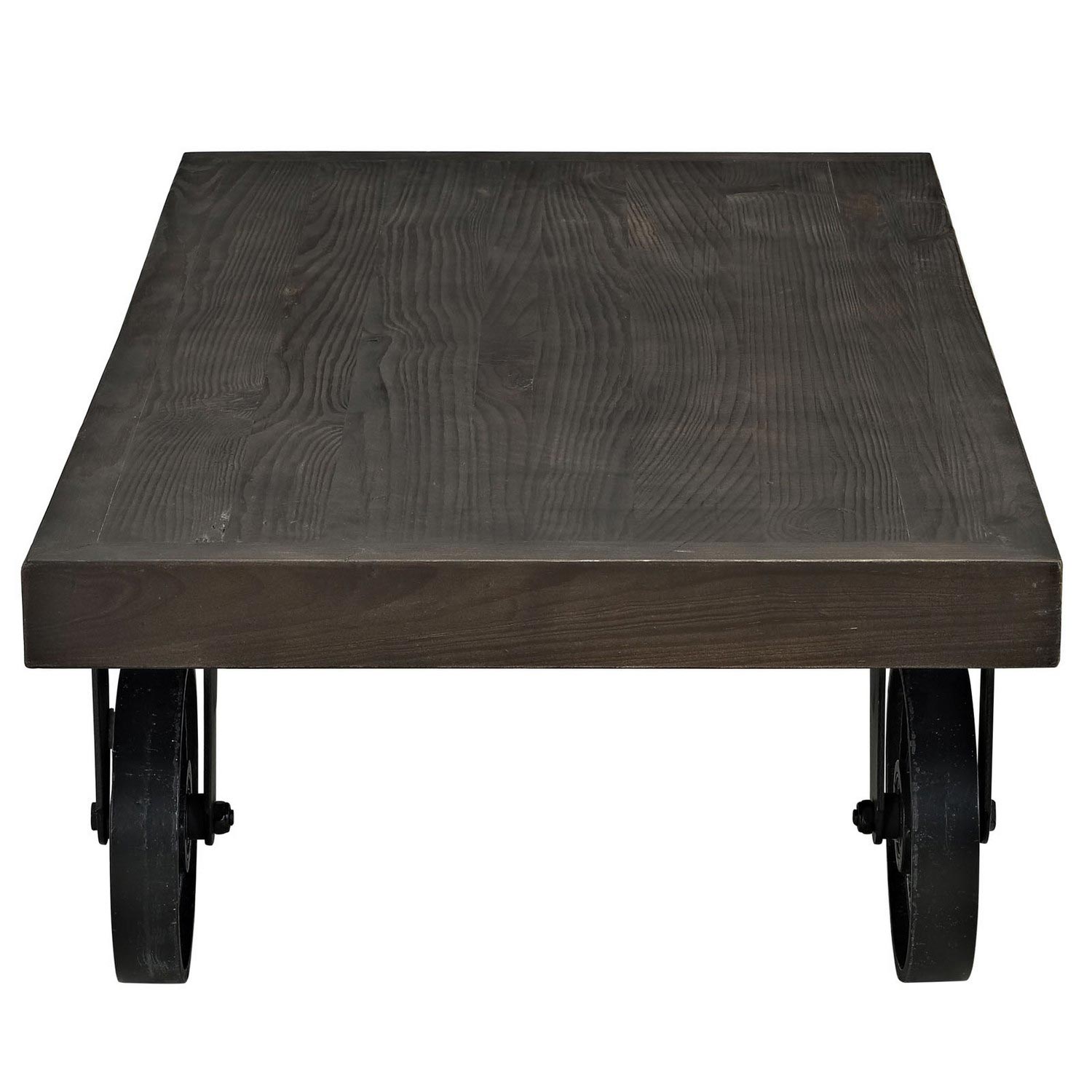 Modway Garrison Wood Top Coffee Table - Black