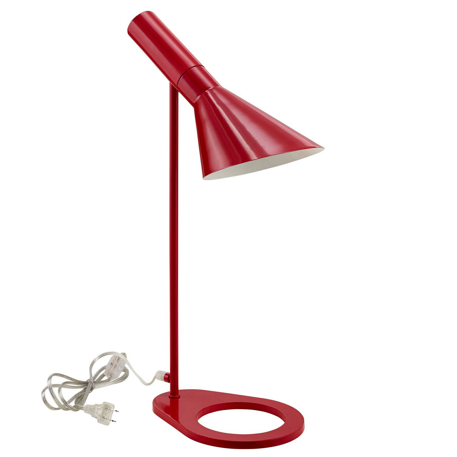 Modway Flashlight Table Lamp - Red