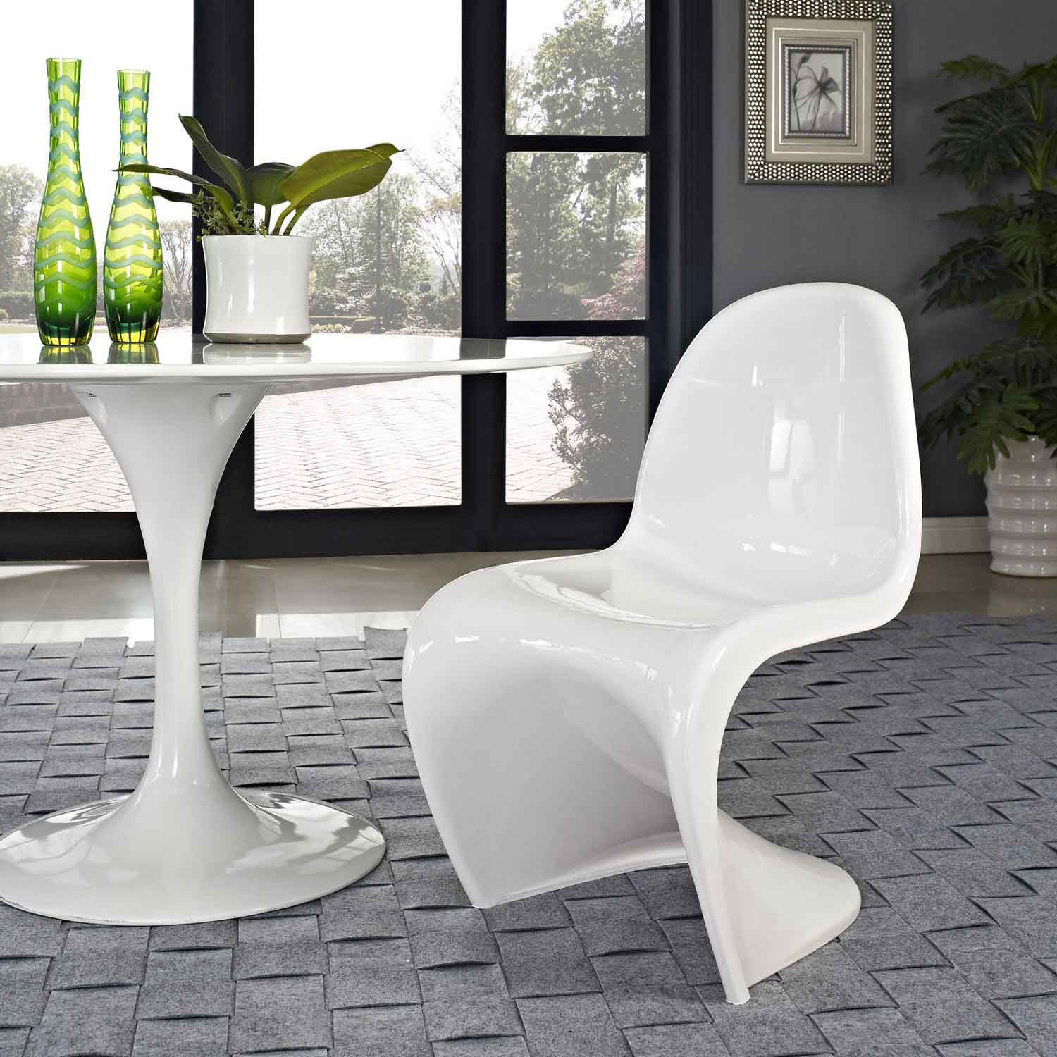 Modway Slither Dining Side Chair - White