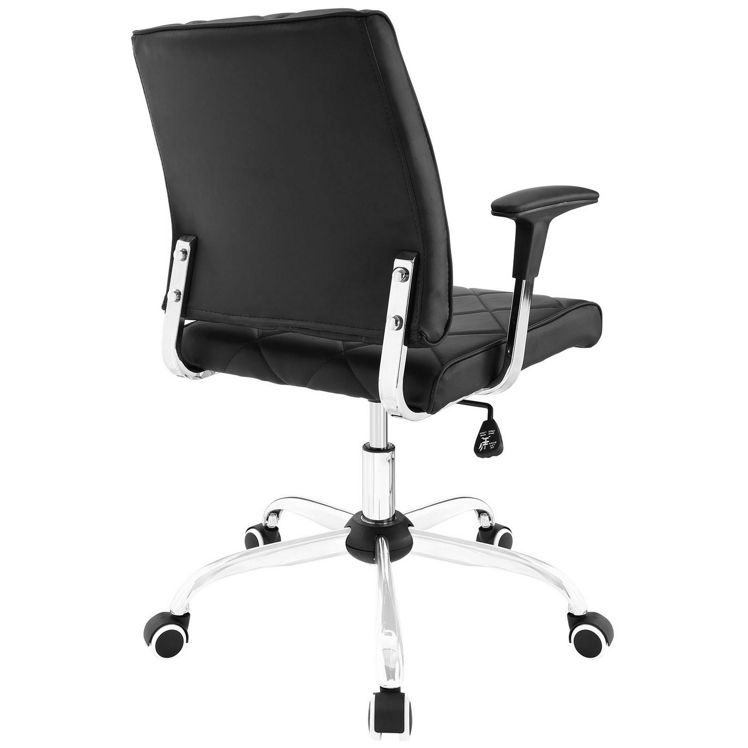 Modway Lattice Vinyl Office Chair - Black