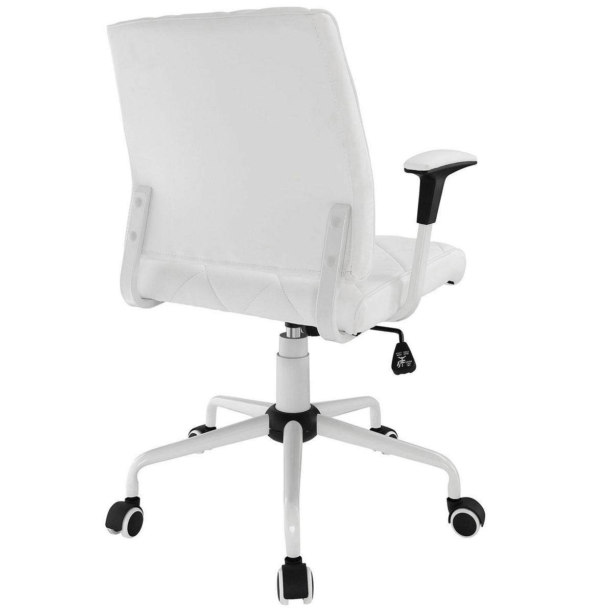Modway Lattice Vinyl Office Chair - White