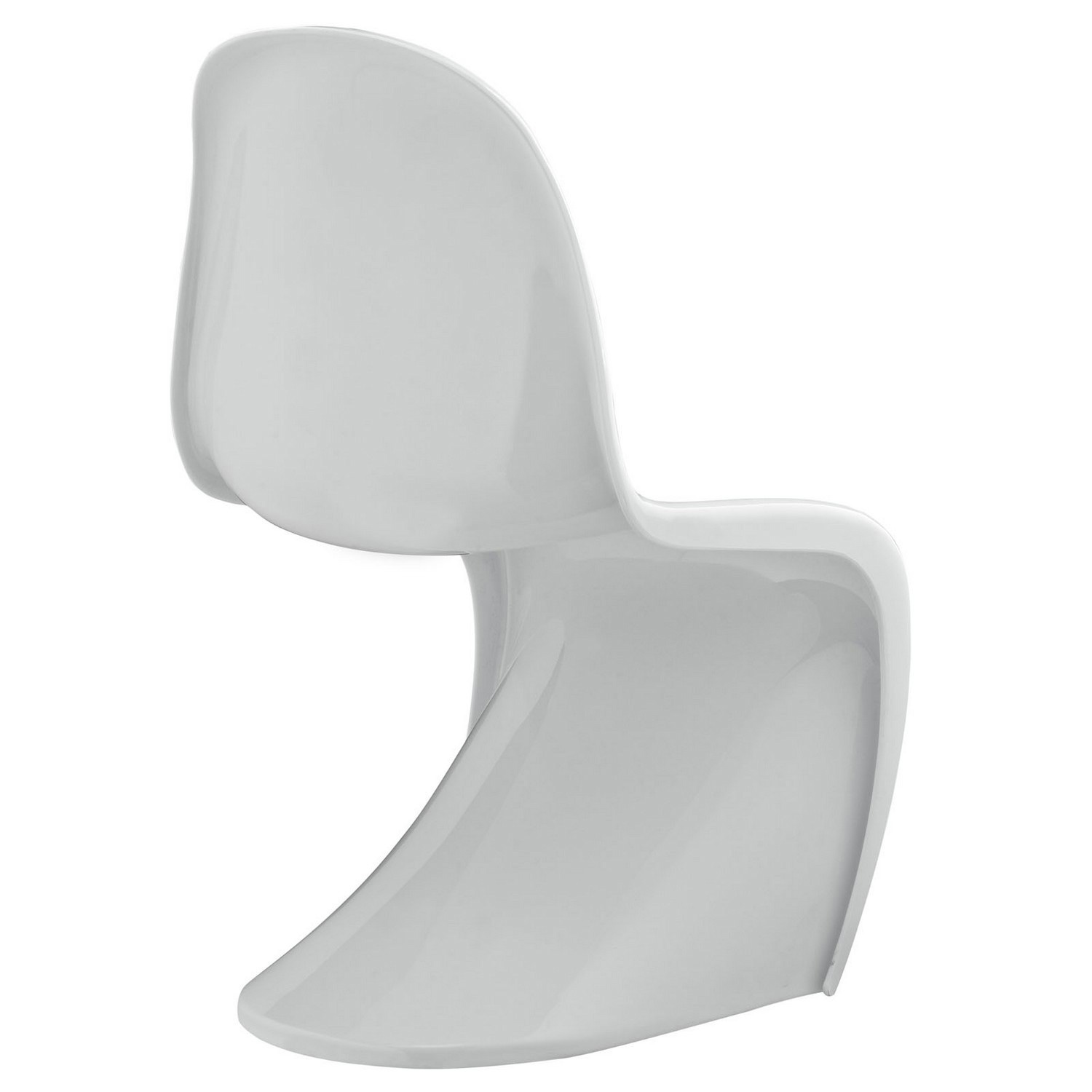 Modway Slither Kids Chair Set of 4 - White