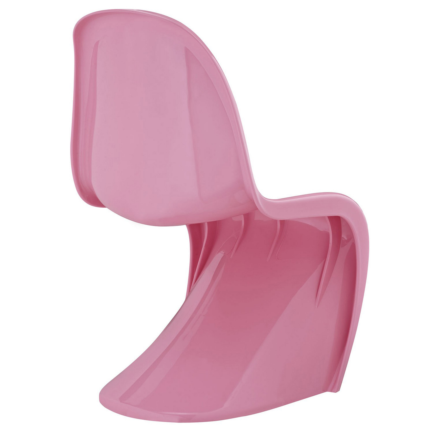 Modway Slither Dining Side Chair Set of 4 - Pink