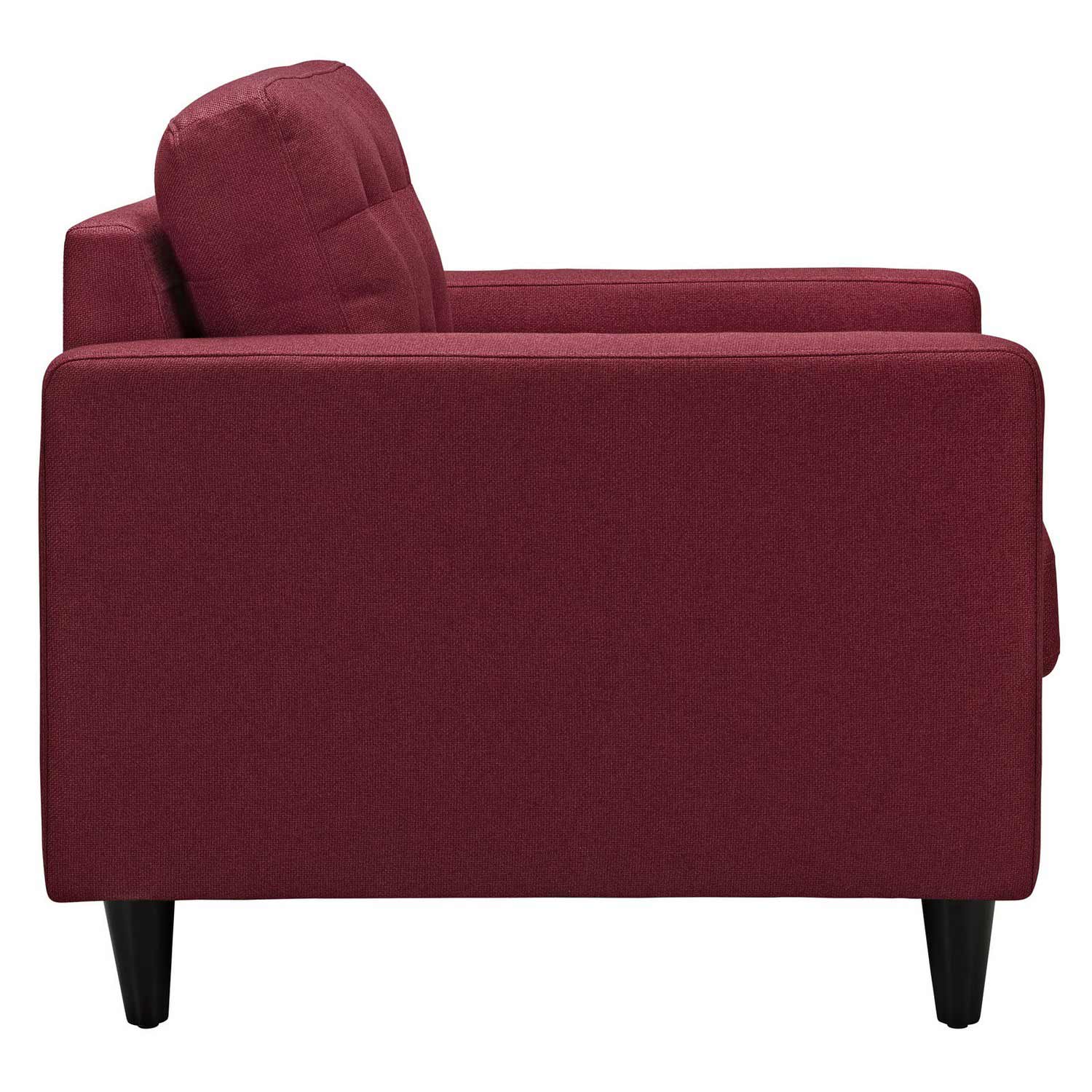 Modway Empress Armchair Upholstered Set of 2 - Red