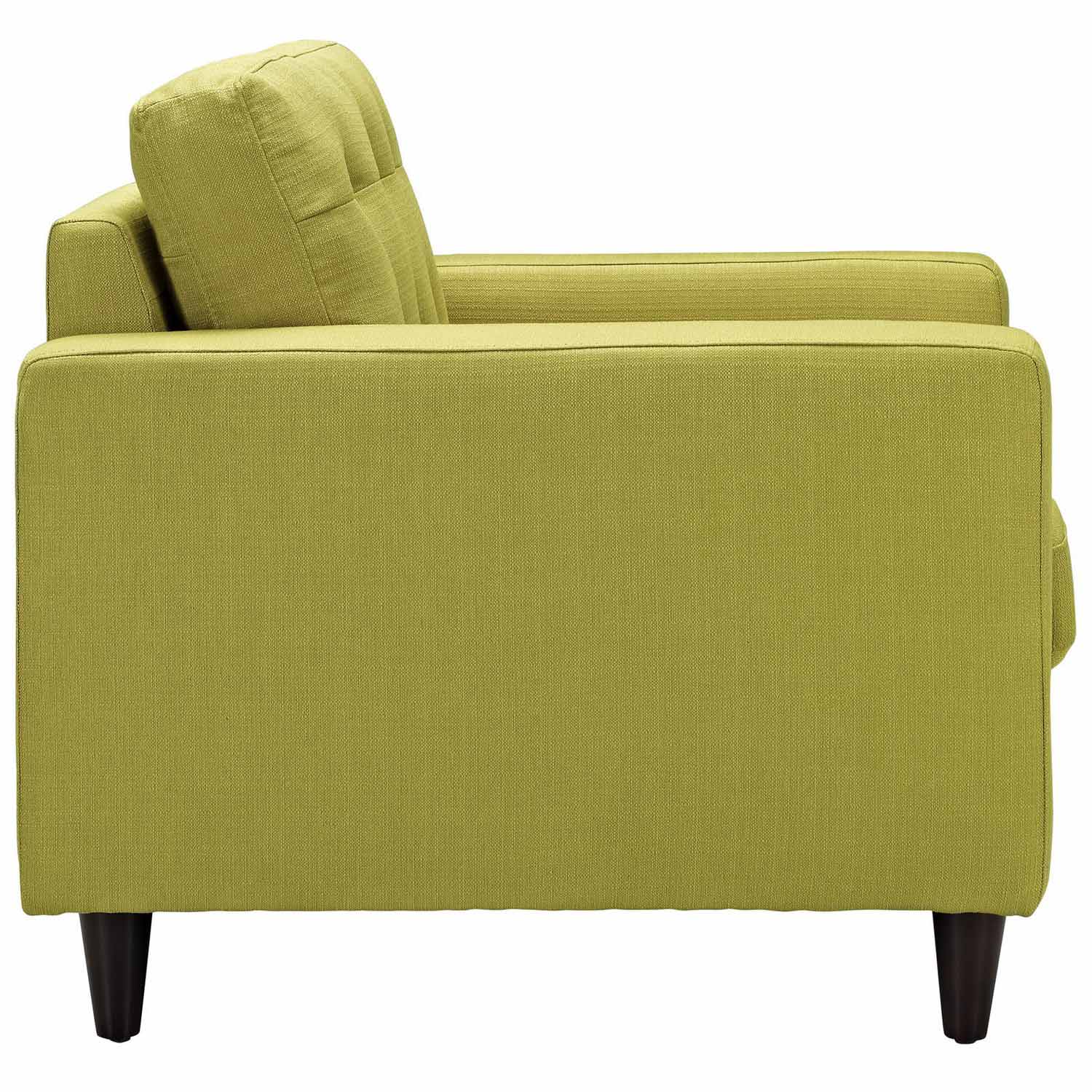 Modway Empress Armchair Upholstered Set of 2 - Wheatgrass