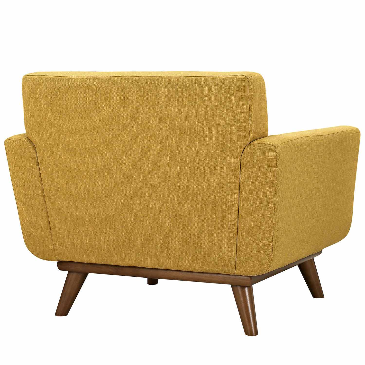 Modway Engage Armchair Wood Set of 2 - Citrus