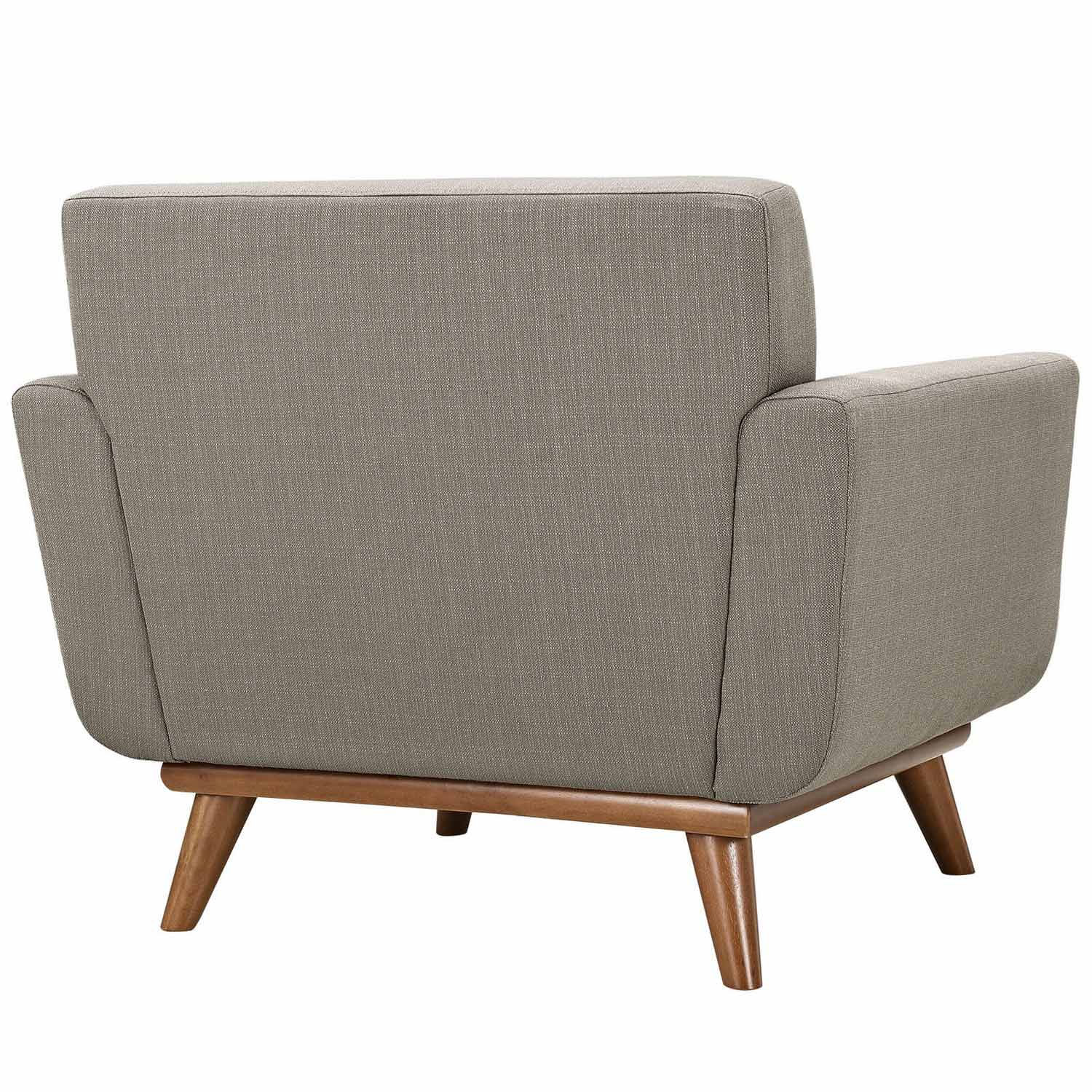 Modway Engage Armchair Wood Set of 2 - Granite