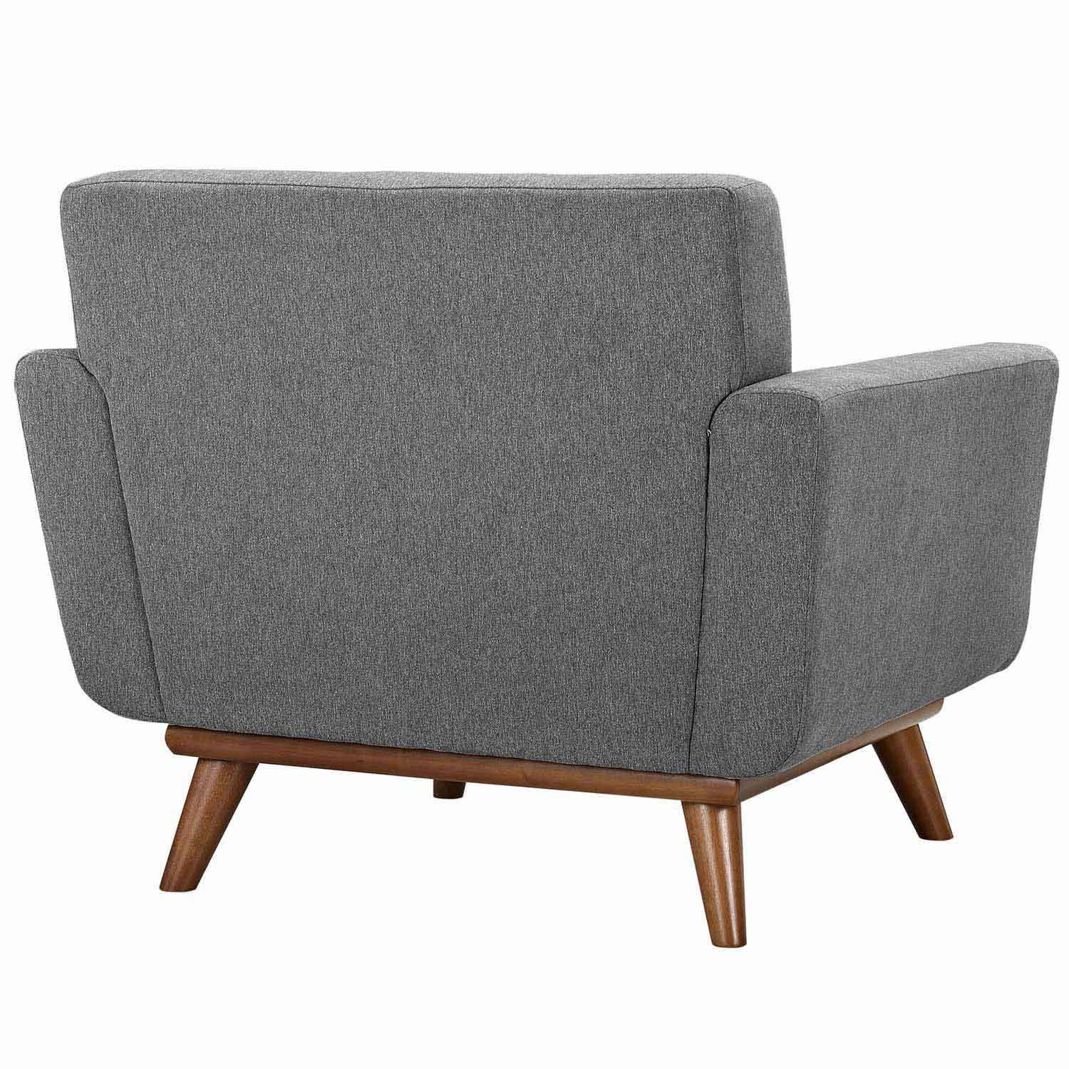 Modway Engage Armchair Wood Set of 2 - Gray