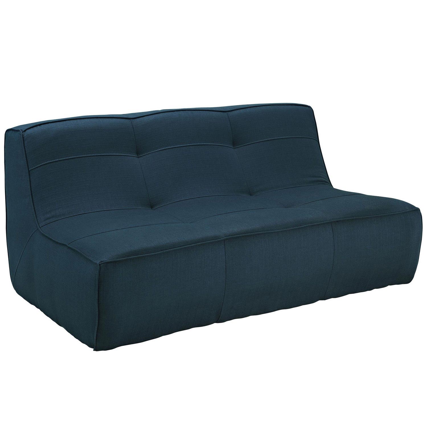 Modway Align 4 Piece Upholstered Sectional Sofa Set - Azure