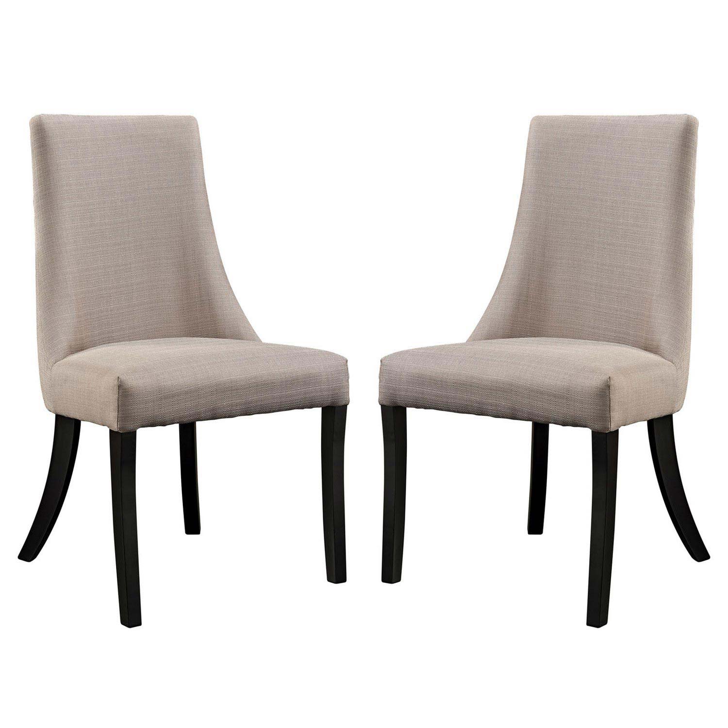 Modway Reverie Dining Side Chair Set of 2 - Beige