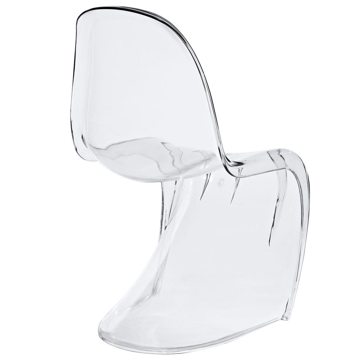 Modway Slither Dining Acrylic Side Chair - Clear