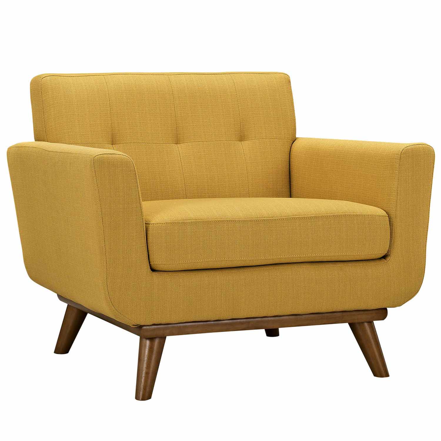 Modway Engage Armchair and Sofa Set of 2 - Citrus