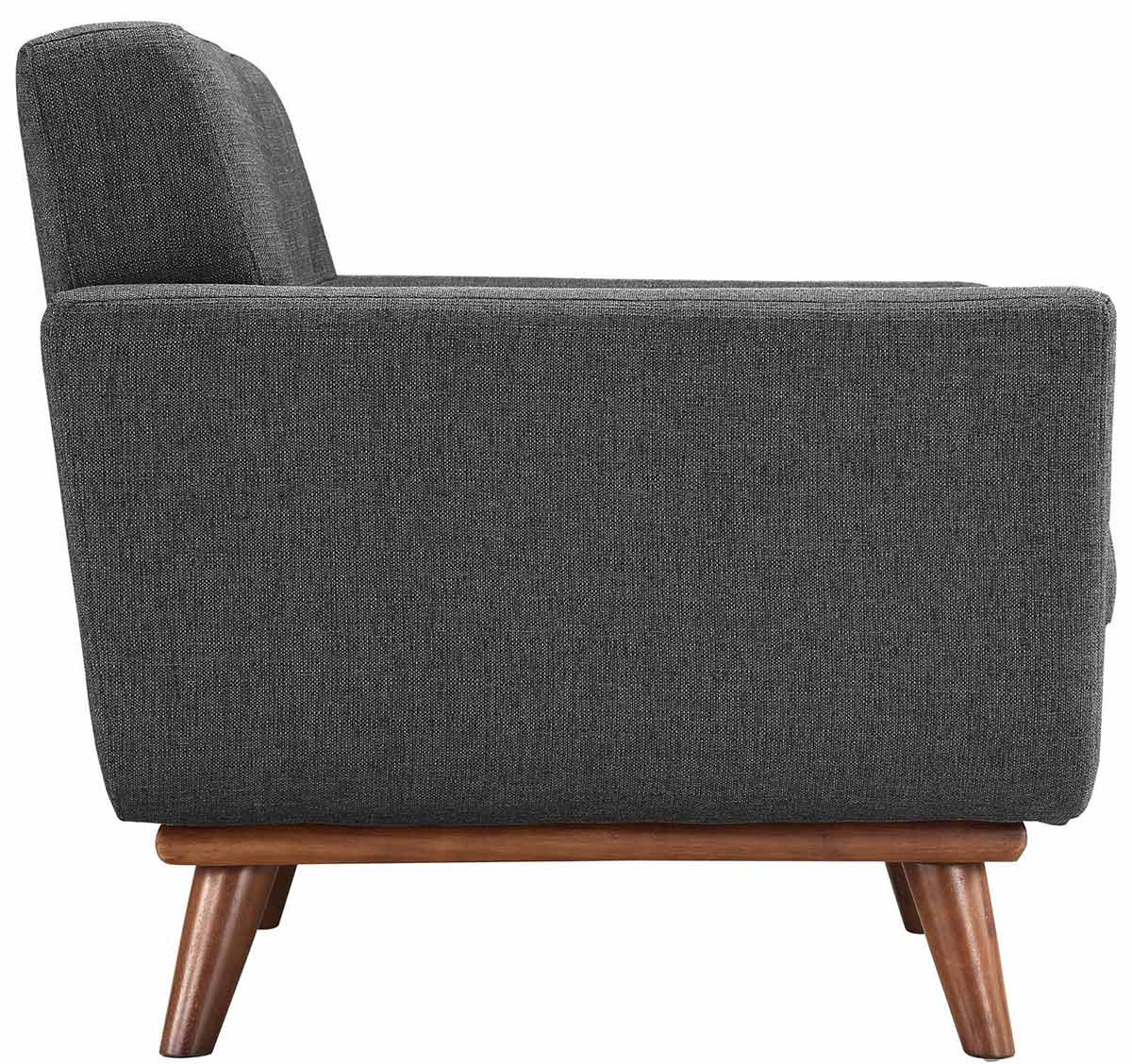 Modway Engage Armchair and Loveseat Set of 2 - Gray