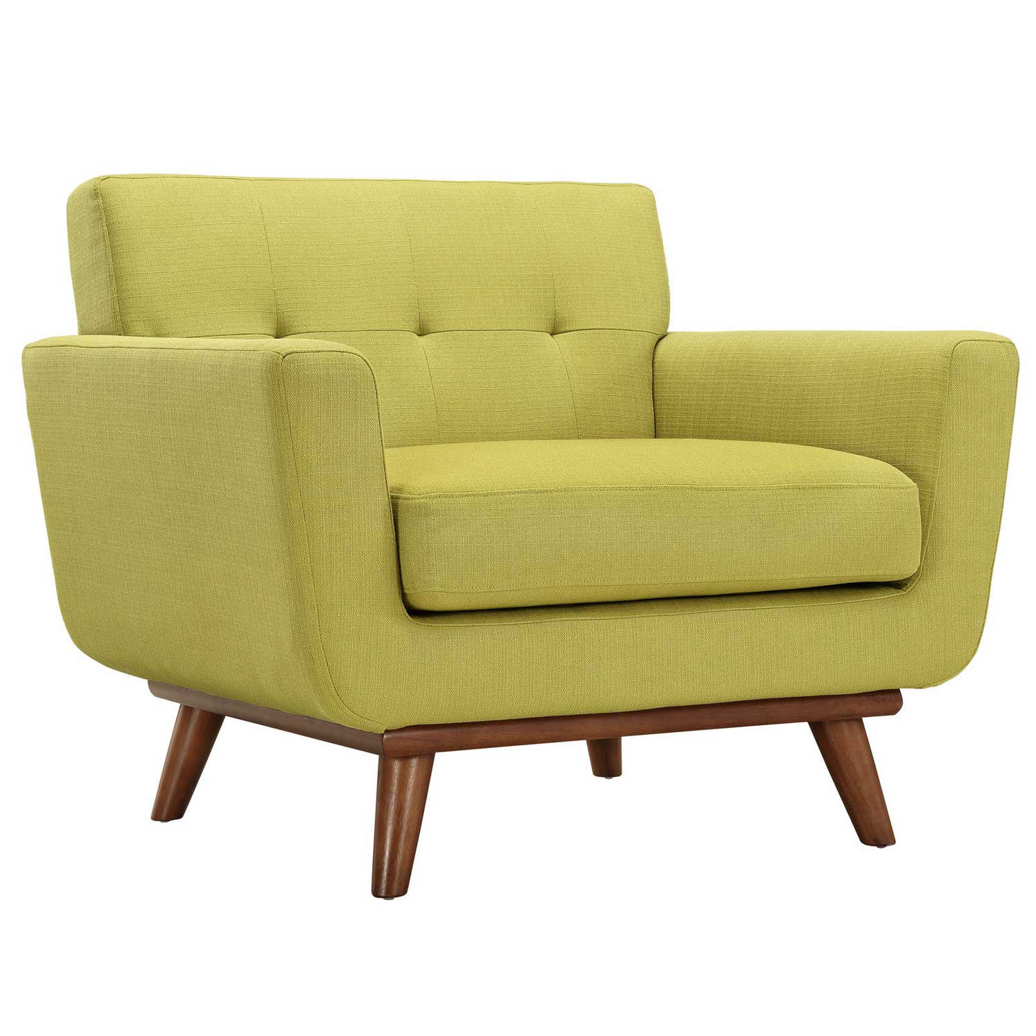 Modway Engage Armchair and Loveseat Set of 2 - Wheat