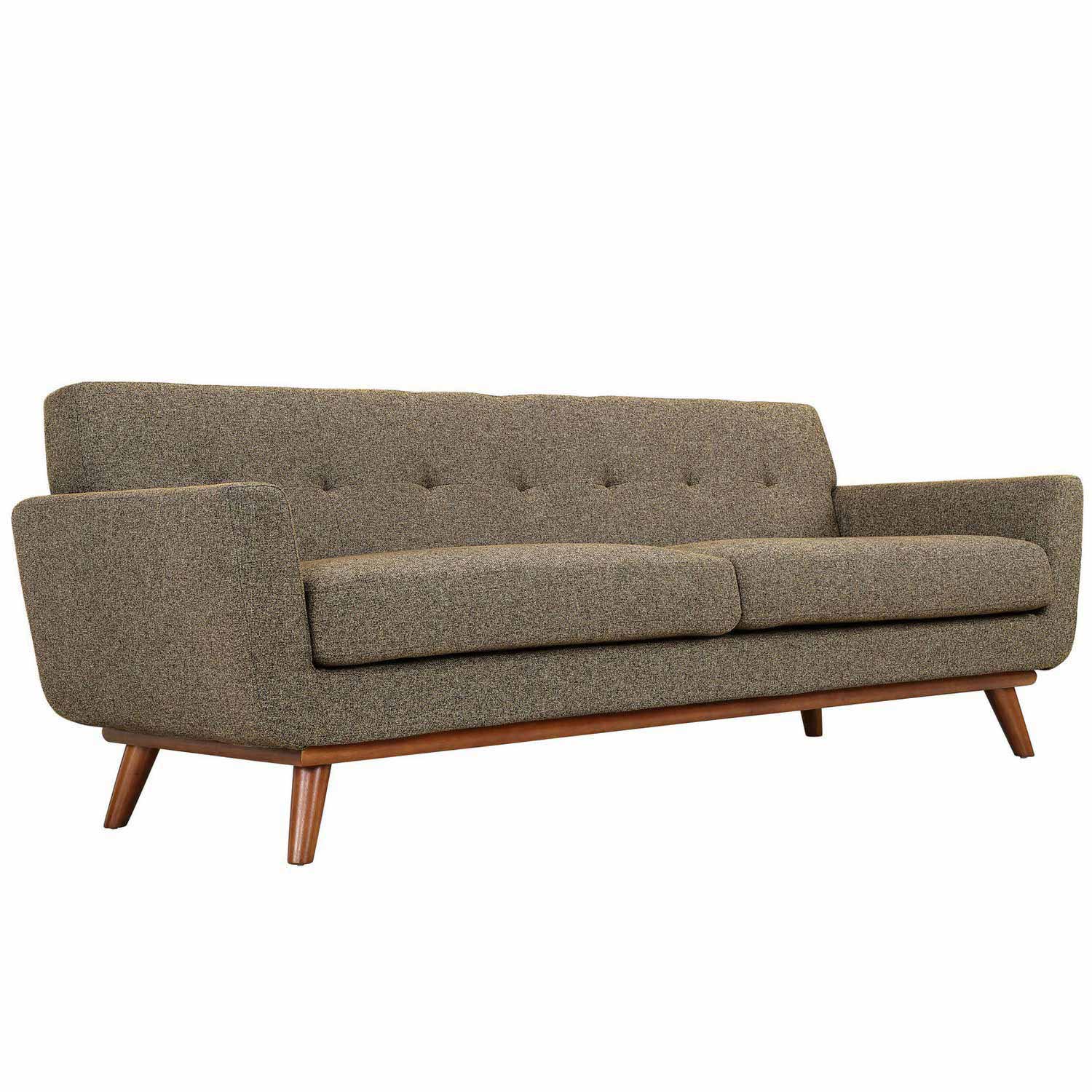 Modway Engage Loveseat and Sofa Set of 2 - Oat