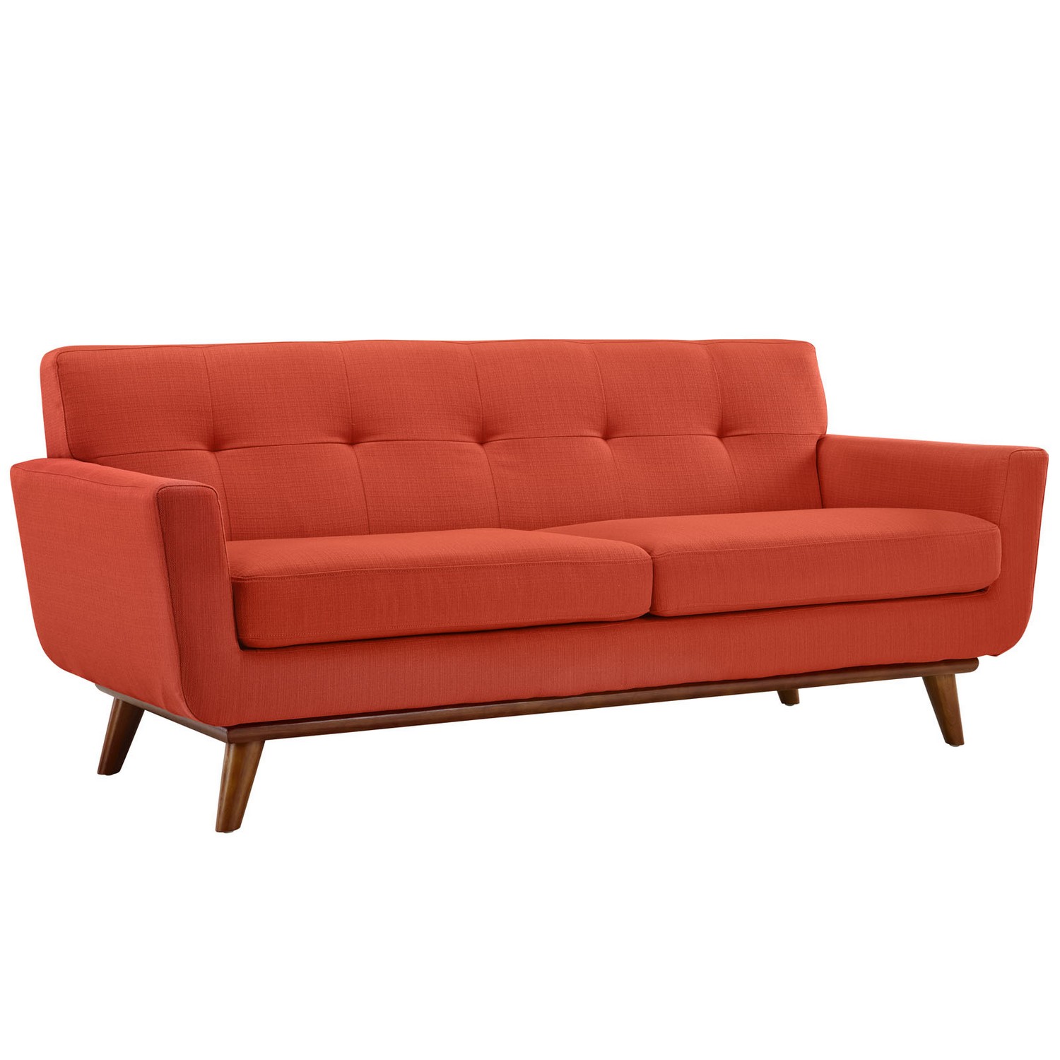 Modway Engage 3 PC Sofa Loveseat and Armchair Set - Atomic Red