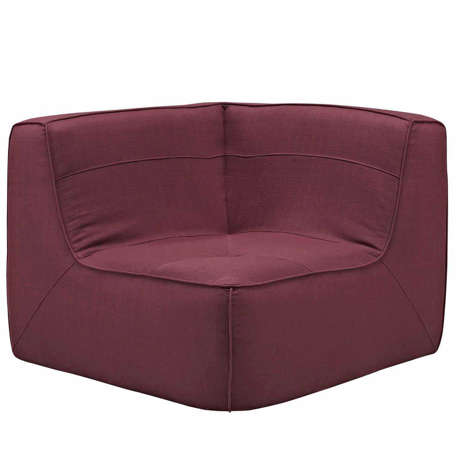 Modway Align Upholstered Corner Sofa - Berry MW-EEI-1356-BER At ...